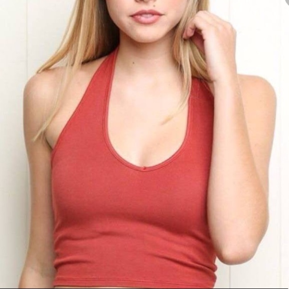 Brandy Melville red top halter
